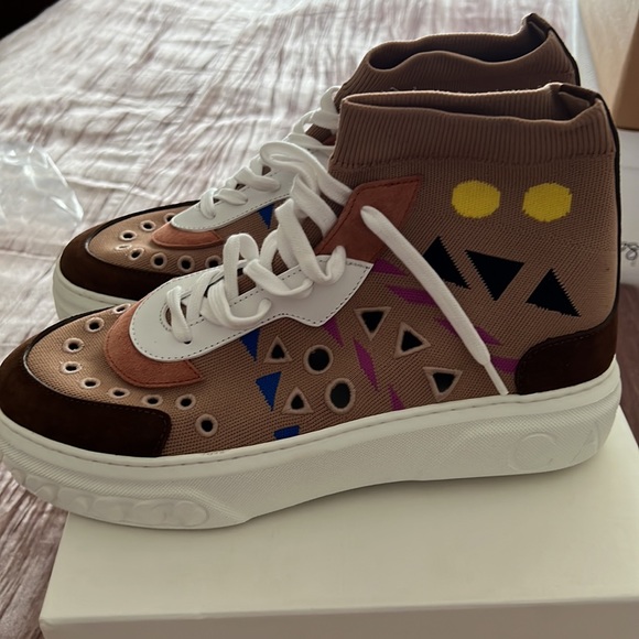 Casadei Sneakers color Sand size 41 - Picture 5 of 10